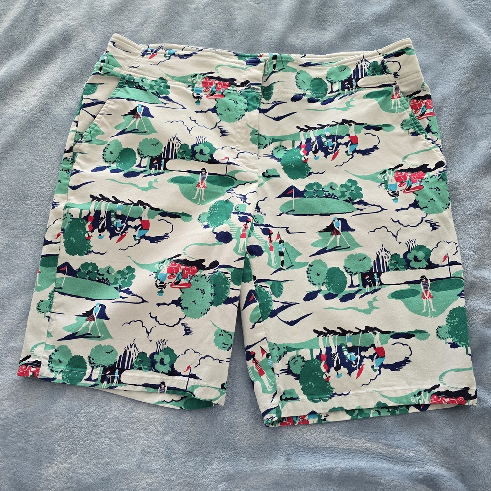 Izod Golf Theme Shorts Plus Size